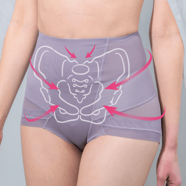 カカサスペンションパンツカカハイウエストおなかコントロールパンティ 3枚セット 骨盤ショーツ（お腹シェイプ） | ハイウエスト/腹巻付き通販のDHC