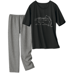 ちょっとおでかけルームウェア上下セット（ネコ柄）