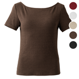 ベアフィールブラTシャツ・ボートネック