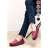 ふかふかボアモカシンシューズ