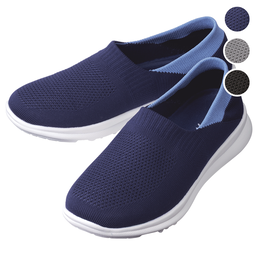 ニットで蒸れにくいスリッポン