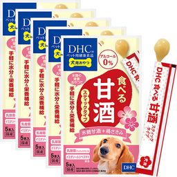 DHC 犬用食べる甘酒 スティックタイプ 米麹甘酒＋鶏ささみ 5個セット