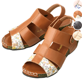 美脚見え・ふんわりやわらかクッションサンダル