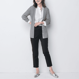 ユースフル・綿サテン9分丈パンツ