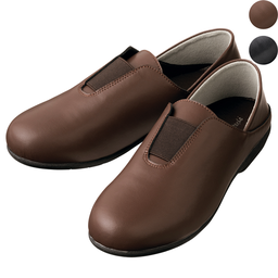 レザーゴム付きシューズ（はっ水）