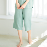 着る・ガーゼケットの7分丈ボトム