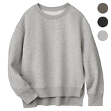 ふわプレミアム厚手スウェット裏起毛・プルオーバー（保温）