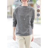 ニットみたいな・発熱プルオーバー