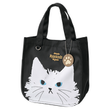 神保町にゃんこ堂・おさんぽトート（肉球チャーム付き）