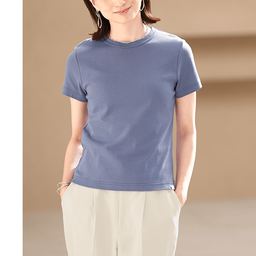 ソフトフライスクルーネックTシャツ（LOC）