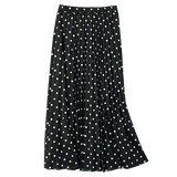 こっそりあったか・裏フリースプリーツスカート（静電気防止）