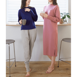 ちょいながリブスウェット・ルームワンピ