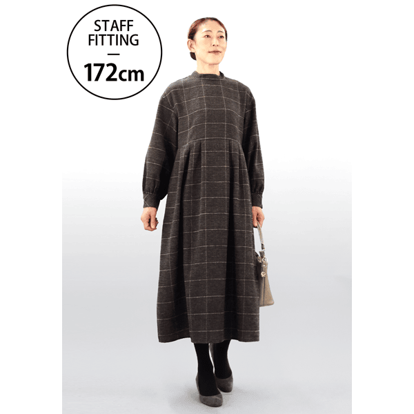 起毛チェックワンピース | ワンピース/チュニック通販のDHC