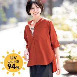 イージーケア・UV美肌速乾シャツ
