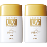 【母の日限定】DHCパーフェクト UVミルク（日やけ止め乳液）&nbsp;2本セット（ラッピングなし）