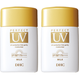 【母の日限定】DHCパーフェクト UVミルク（日やけ止め乳液）&nbsp;2本セット（ラッピングなし）