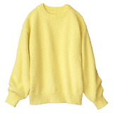 あったかブークレー・パフスリーブニット