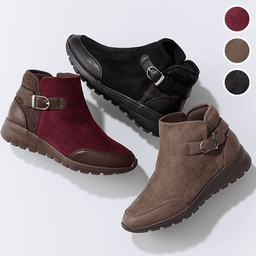 すぽっと脱ぎ履きしやすい・ベルトブーツ