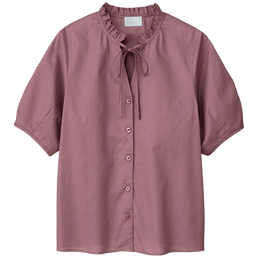 フリルネックブラウス（LOC）