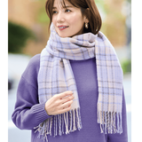 タータンチェックマフラー