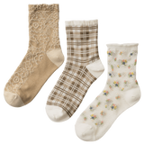 ３足組・はき口ゆったりデイリーソックス