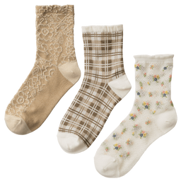 ３足組・はき口ゆったりデイリーソックス