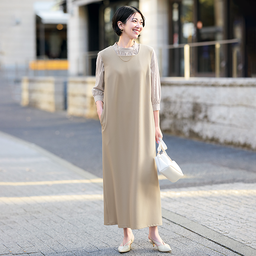 洗濯機で洗えるユースフルワンピース