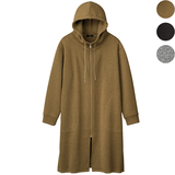 ふっくら軽いジップアップコーディガン