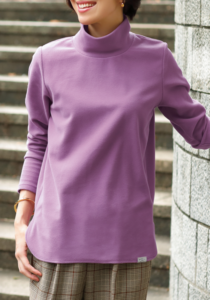 Farfetch Clothing Tops High Necks Purple TEEN high-neck T-shirt 