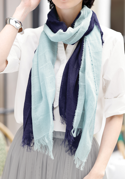 UCHINO×DHC・軽量糸ガーゼマフラー通販 |ファッションのDHC