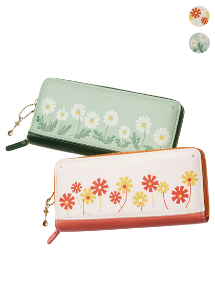 レトロかわいいジップアラウンド長財布(アデリアレトロ) | ファッションのDHC