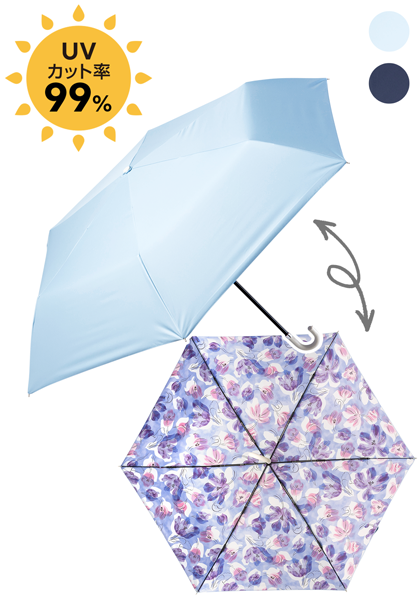 バックプリント折りたたみ日傘（ぼかしフラワー）通販 |ファッションのDHC