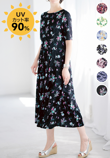 パネル ✤新品タグ付き✤ IENA チェーンプリントフレアワンピース