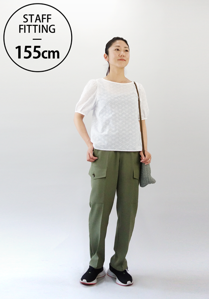 MUJI Labo recycle cotton cargowide pants