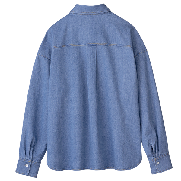 デニムシャツ - ライトブルー - レディース | H&M JP