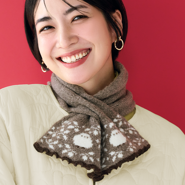 差し込みミニマフラー（シマエナガ） |ファッション通販のDHC