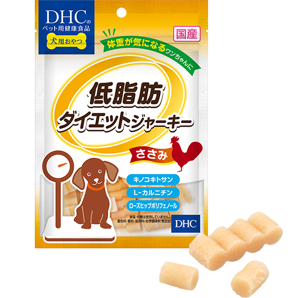 犬用 国産 低脂肪ダイエットジャーキー ささみ 通販 ペットのdhc