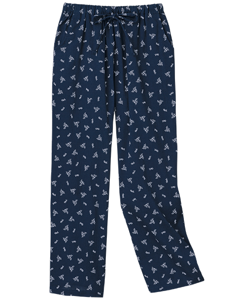 ＜DHC＞ 楊柳さらっとパジャマパンツ・柄画像