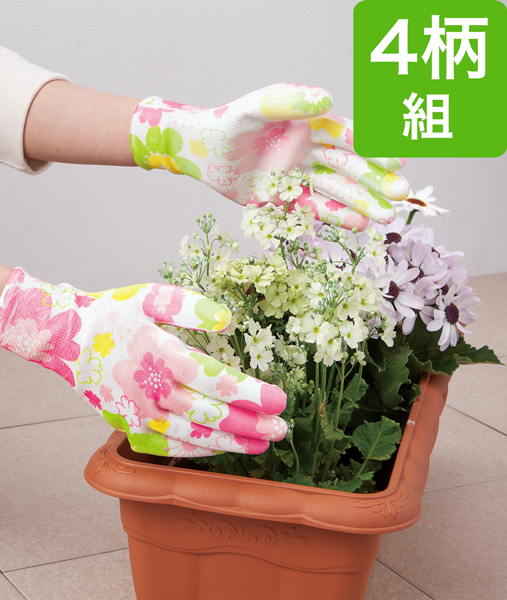 楽しい花柄ガーデン手袋・4柄組通販 |インナーウェアのDHC