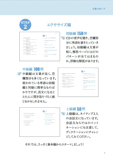 聞いて書きとる英語リスニング300問通販 書籍のdhc