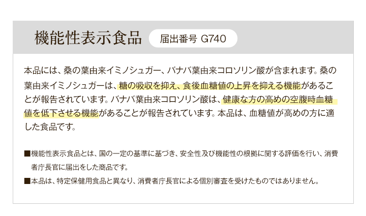 機能性表示食品