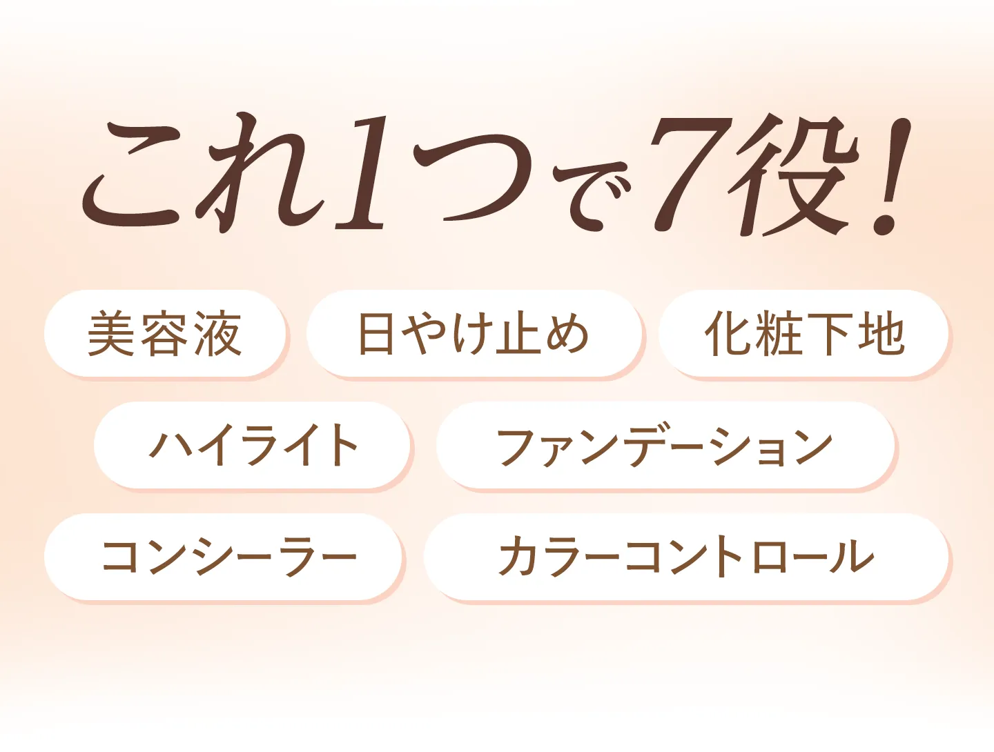 これ１つで７役！