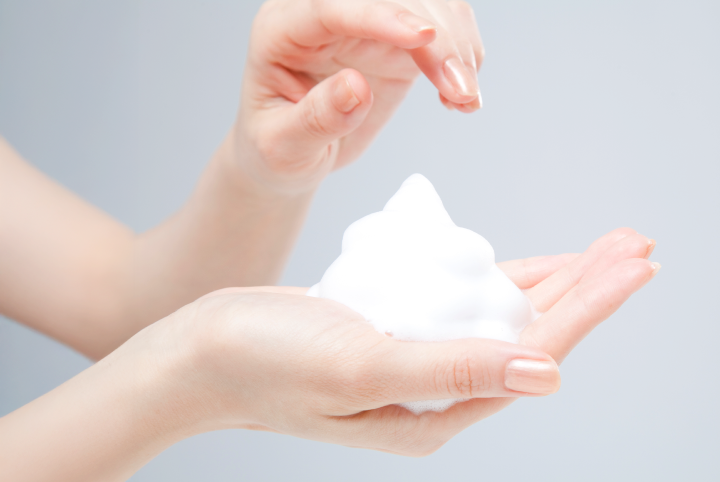 洗顔方法の見直し