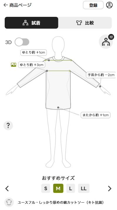 おすすめサイズ