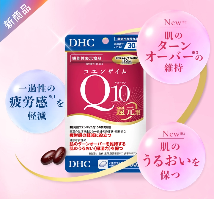 肌のターンオーバーの維持　肌のうるおいを保つ　一過性の疲労感を軽減
