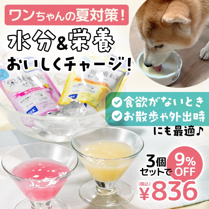 栄養補給ゼリー 3個セット9%OFF