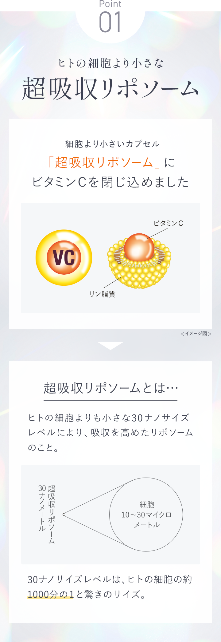 point1超吸収リポソーム