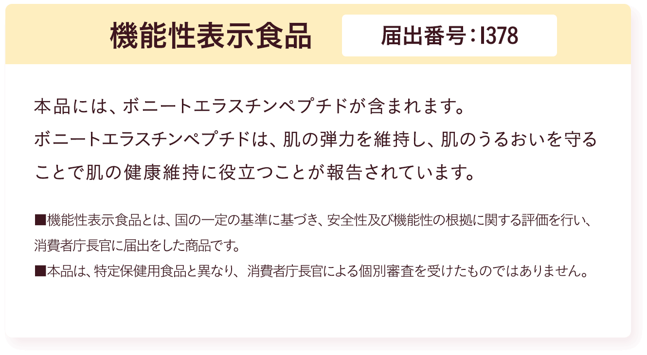 機能性表示食品です