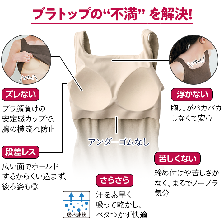 ブラトップの“不満”を解決!