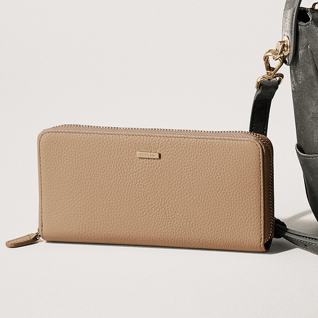 ボックス型小銭入れ式レザー長財布（バルコス）